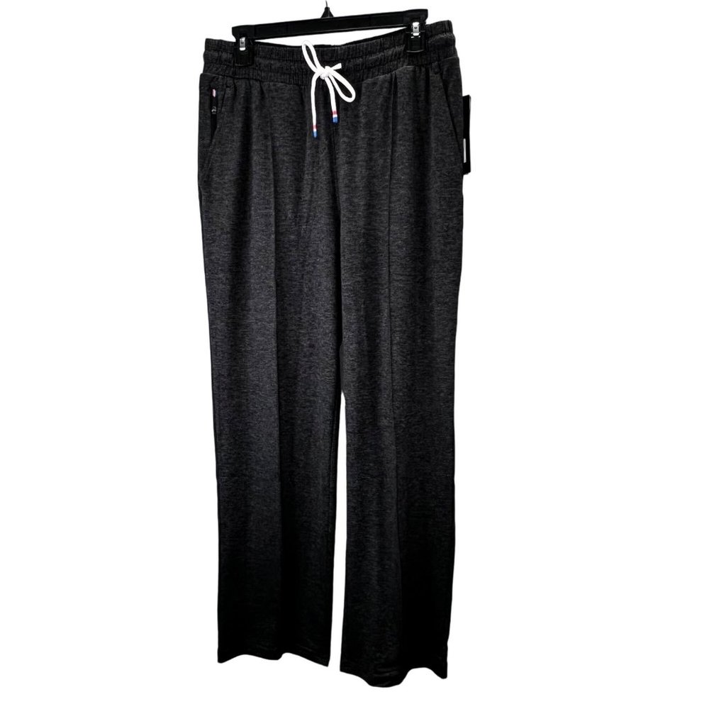 FourLaps Four Laps Stratus Straight Leg Pant M Black Heather Athleisure NWT